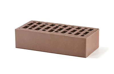 Картинка Кирпич - Облицовочный кирпич Облицовочный Одинарный : М-175 размером 120x250x65. Цвет коричневый, производство ЛСР 